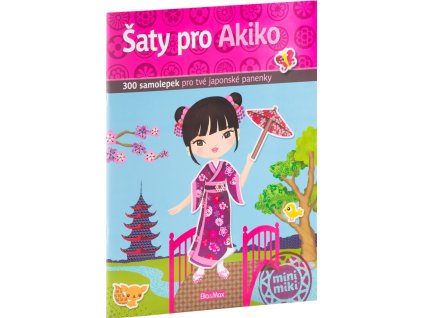 Šaty pro AKIKO - kniha samolepek