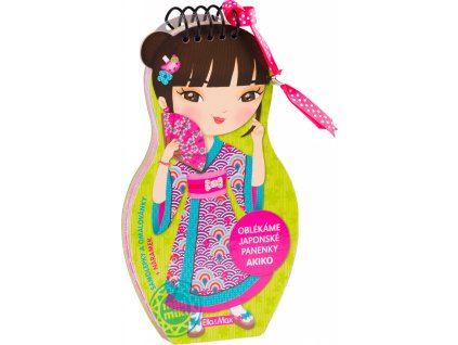 Oblékáme japonské panenky - AKIKO