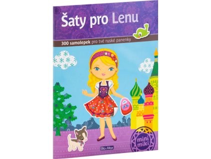 Šaty pro LENU - kniha samolepek