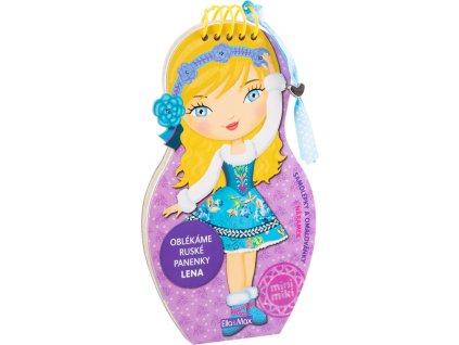 Oblékáme ruské panenky LENA - omalovánky