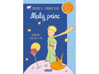 MALÝ PRINC – Kniha aktivit, modré svítící samolepky