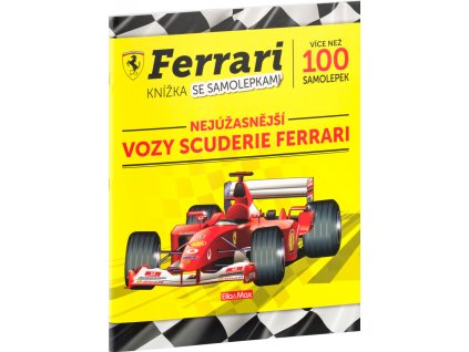 FERRARI, vozy Scuderie – Kniha samolepek