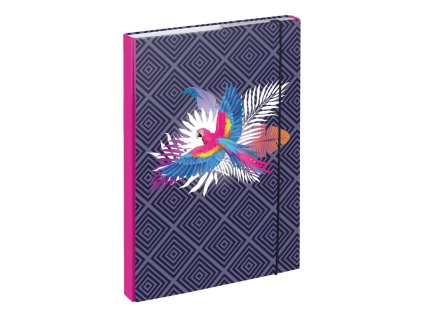 BAAGL Desky na školní sešity A4 Papoušek