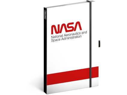 NOTIQUE Notes NASA Worm, linkovaný, 13 x 21 cm