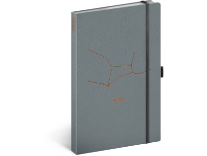 NOTIQUE Notes Zvěrokruh Panna, linkovaný, 13 x 21 cm