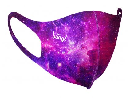 BAAGL Antibakteriální rouška pro dospělé Galaxy