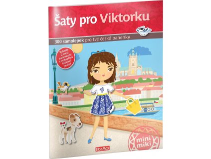 Šaty pro VIKTORKU ─ Kniha samolepek
