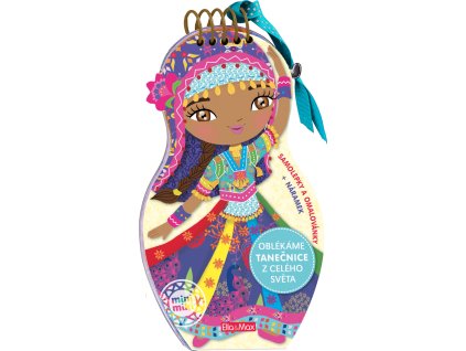 Oblékáme TANEČNICE z celého světa – Omalovánky