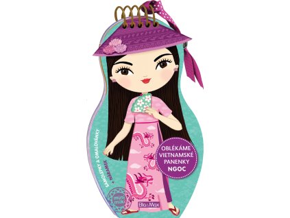 Oblékáme vietnamské panenky NGOC – Omalovánky