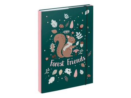 BAAGL Desky na školní sešity A4 Veverka