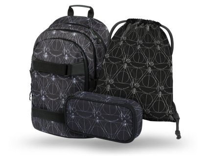 BAAGL 3 SET Skate Harry Potter Relikvie smrti: batoh, etue, sáček