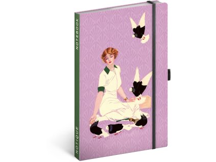 NOTIQUE Notes Holubi Kateřiny Winterové, linkovaný, 13 x 21 cm