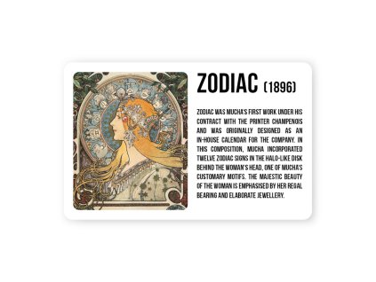 Magnet Alfons Mucha - Zodiac