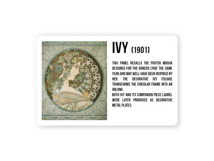 Magnet Alfons Mucha - Ivy