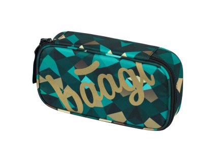 BAAGL Školní penál etue Skate Polygon