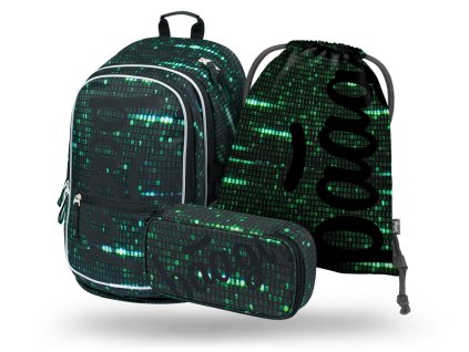 BAAGL 3 SET Core Numbers: batoh, penál, sáček