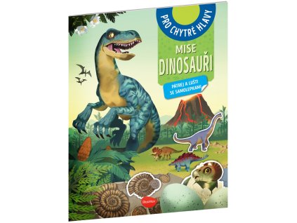 MISE DINOSAUŘI – Pátrej a lušti se samolepkami