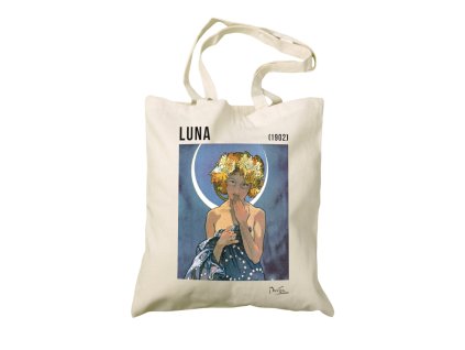 Plátěná taška Alfons Mucha – Luna
