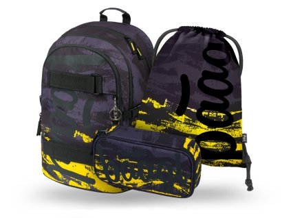 BAAGL 3 SET Skate Dune: batoh, penál, sáček