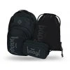 BAAGL 3 SET Coolmate Black: batoh, penál, sáček