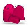 BAAGL 3 SET Coolmate Ruby: batoh, penál, sáček