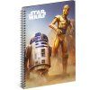 Spirálový blok Star Wars – Droid, linkovaný, A5