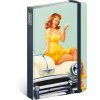 NOTIQUE Notes Pin–up Girls, linkovaný, 11 x 16 cm