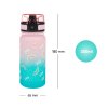 BAAGL Tritanová láhev na pití Gradient Duha, 350 ml