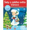 Šaty z celého světa VÁNOCE ─ Kniha samolepek