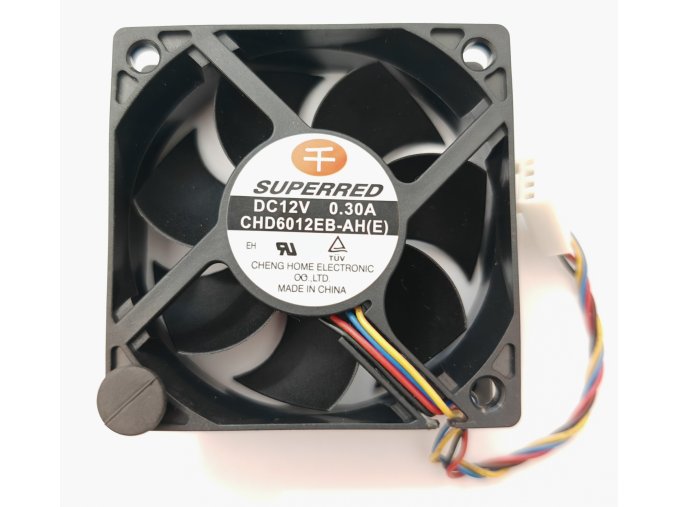 CHD6012EB-AH(E) 6020 DC12V 0,30A 6CM 4 vezetékes PWM csendes hútőventilátor