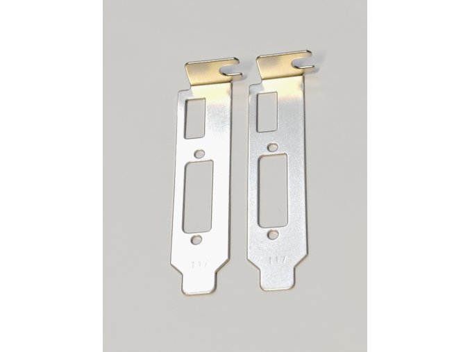 Low profile hátlap videokártyához LP Bracket GPU DVI +HDMi /DP port