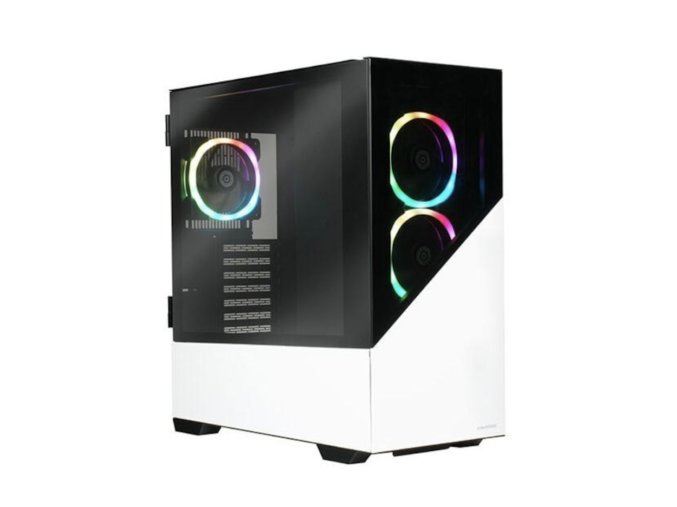 Enermax ENERMAXK8 Számítógépház - Fekete/Fehér (ECA-EK8-WW-ARGB)