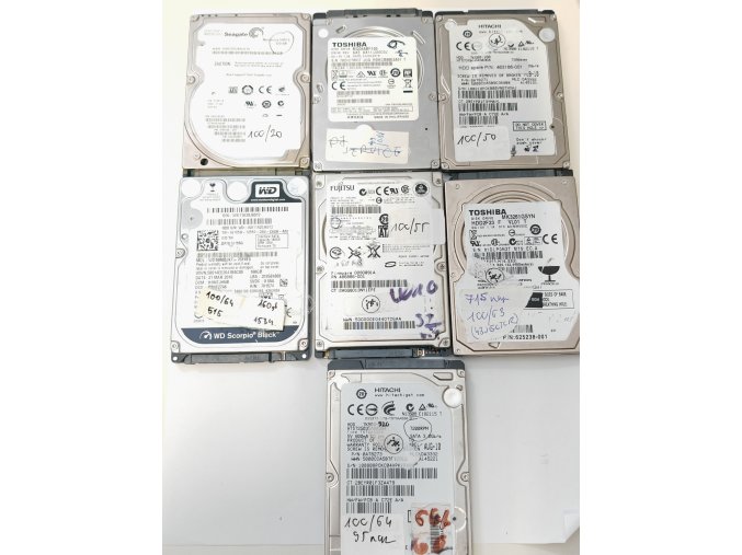 9db hibás 2.5' laptop HDD 160GB - 1TB