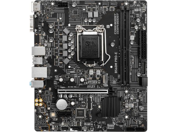 MSI B560M PRO-E PCi-E 4.0 alaplap LGA 1200, 10-11.gen ÚJ