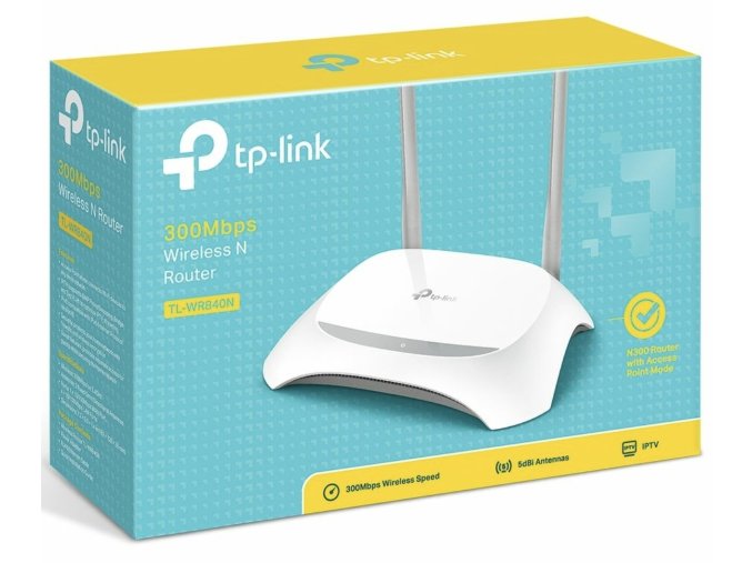 TP-Link TL-WR840N Vezeték nélküli 300Mbps Router