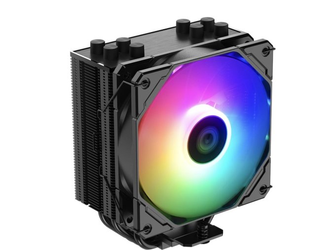 ID-Cooling SE-224-XTS ARGB CPU hűtő (28.9dB; max. 118, 93 m3/h; 4pin csatlakozó, 4 db heatpipe, 12cm, PWM, A-RGB LED)