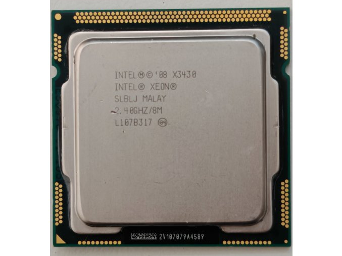 Intel Core i5 Xeon X3430 – 4 magos, 2.4 GHz (Turbo 2.8 GHz), LGA1156