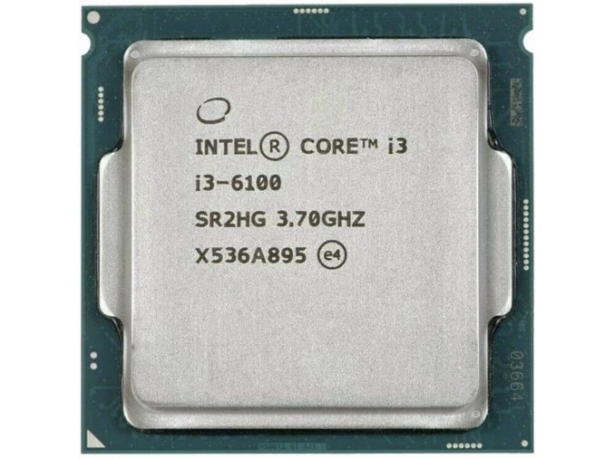 Intel Core i3-6100 2-Core 3.7GHz LGA1151 Tray (BX80662I36100) Processzor