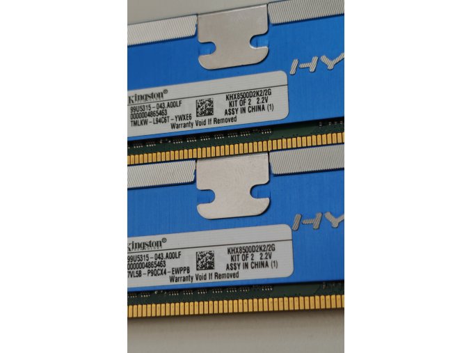 Kingston HyperX BLU KHX8500D2K2/2G – 4GB DDR2 1066Mhz Memória KIT (2x2GB)