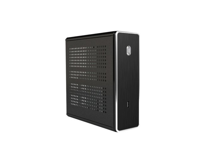 Realan Mini ITX E-C3 számítógépház, fekete