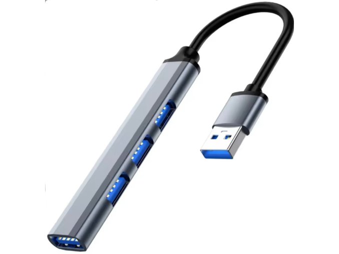 4-Port USB-C Hub 3.0/3.1 – Multi-Device Splitter, OTG, ultra-slim