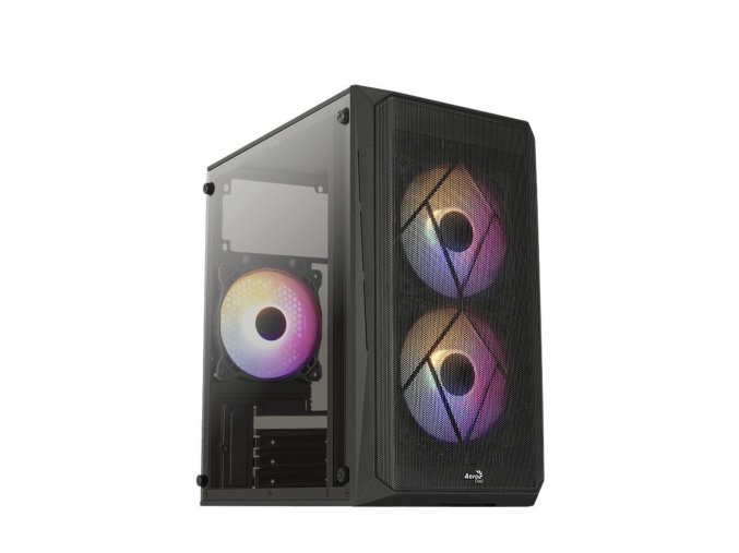Aerocool CS-107-A-BK-v2 Mesh FRGB Window Black
