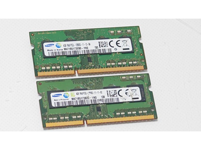 Samsung 8GB DDR3 SODIMM (2x4GB) 1600MHz – PC3-12800S, 11-11-B2