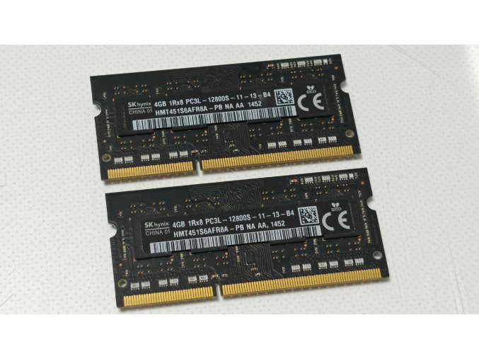 Hynix 8GB (2x4GB) DDR3L-1600 Mac Memória Kit – 12800S, 1Rx8, HMT451S6AFR8A-PB NA AA 145