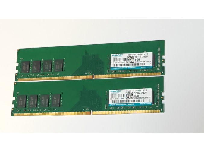 Kingmax 16GB (2x8GB) DDR4 2400MHz, használt