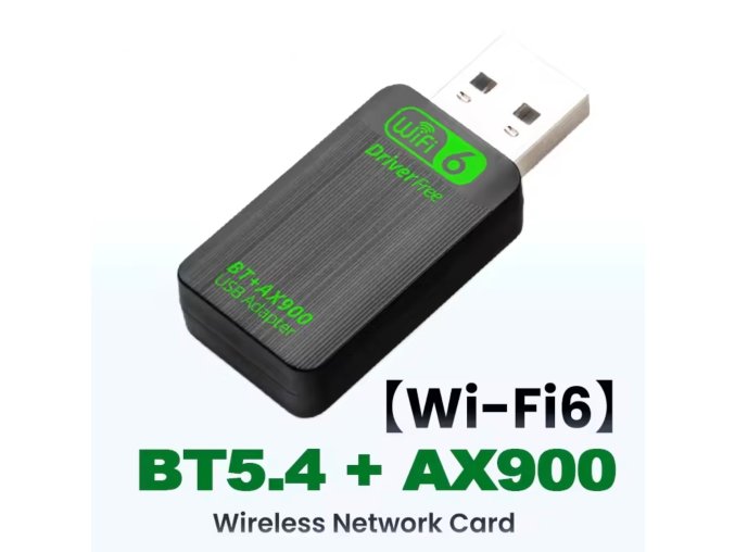 AX900 USB WiFi 6 + Bluetooth 5.4 adapter (2in1)