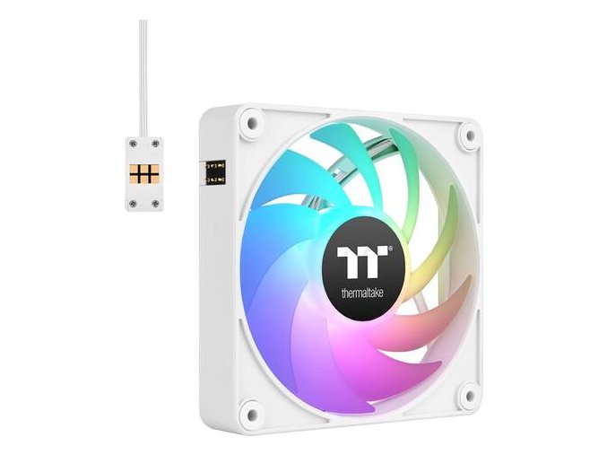 Thermaltake CT120 EX ARGB Sync – 120 mm házventilátor (3-Pack, fehér)