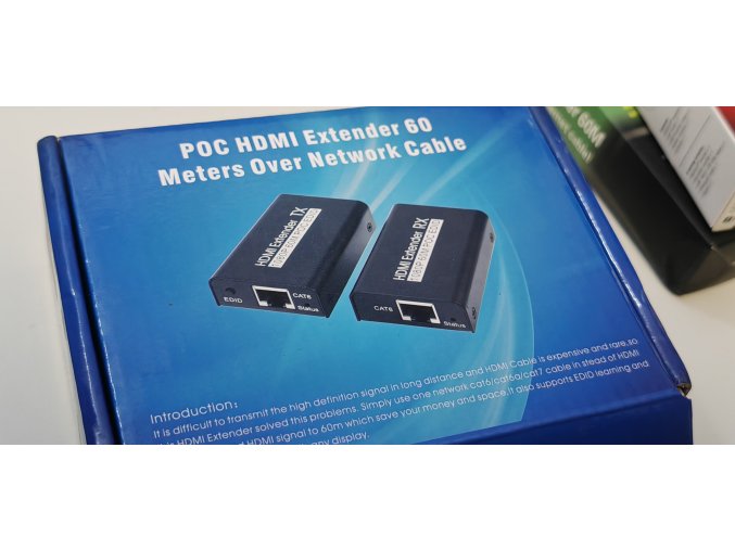 60 méter HDMI to HDMI extender with LAN