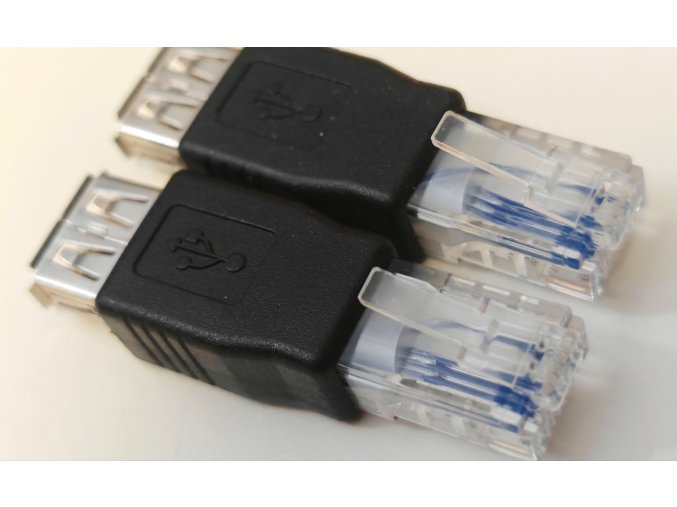 2 db Ethernet to USB Konverter (RJ45 apa – USB 2.0 anya) – 1 készlet