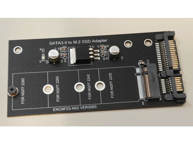 SATA 3.0 to M.2 SSD Adapter (M.2 to SATA konverter)